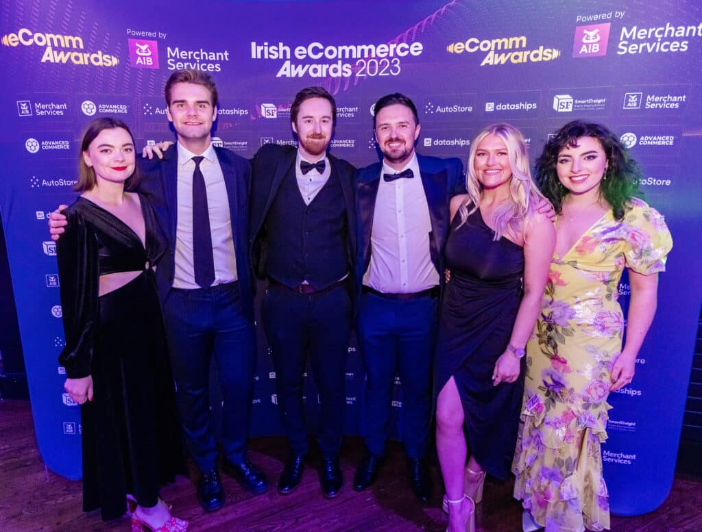 The EGM team at the Irish eCommerce Awards 2023.