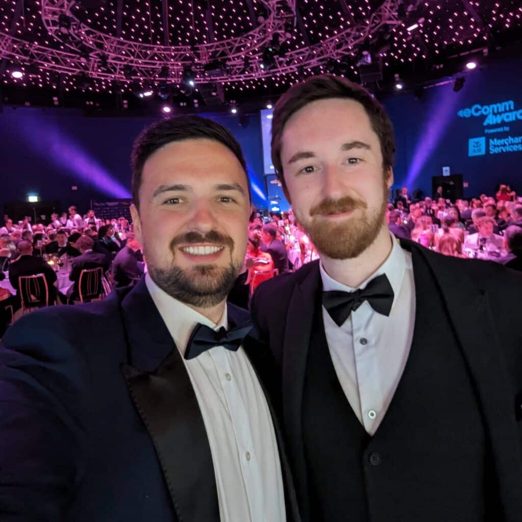 Stevie and Conal sq awards night